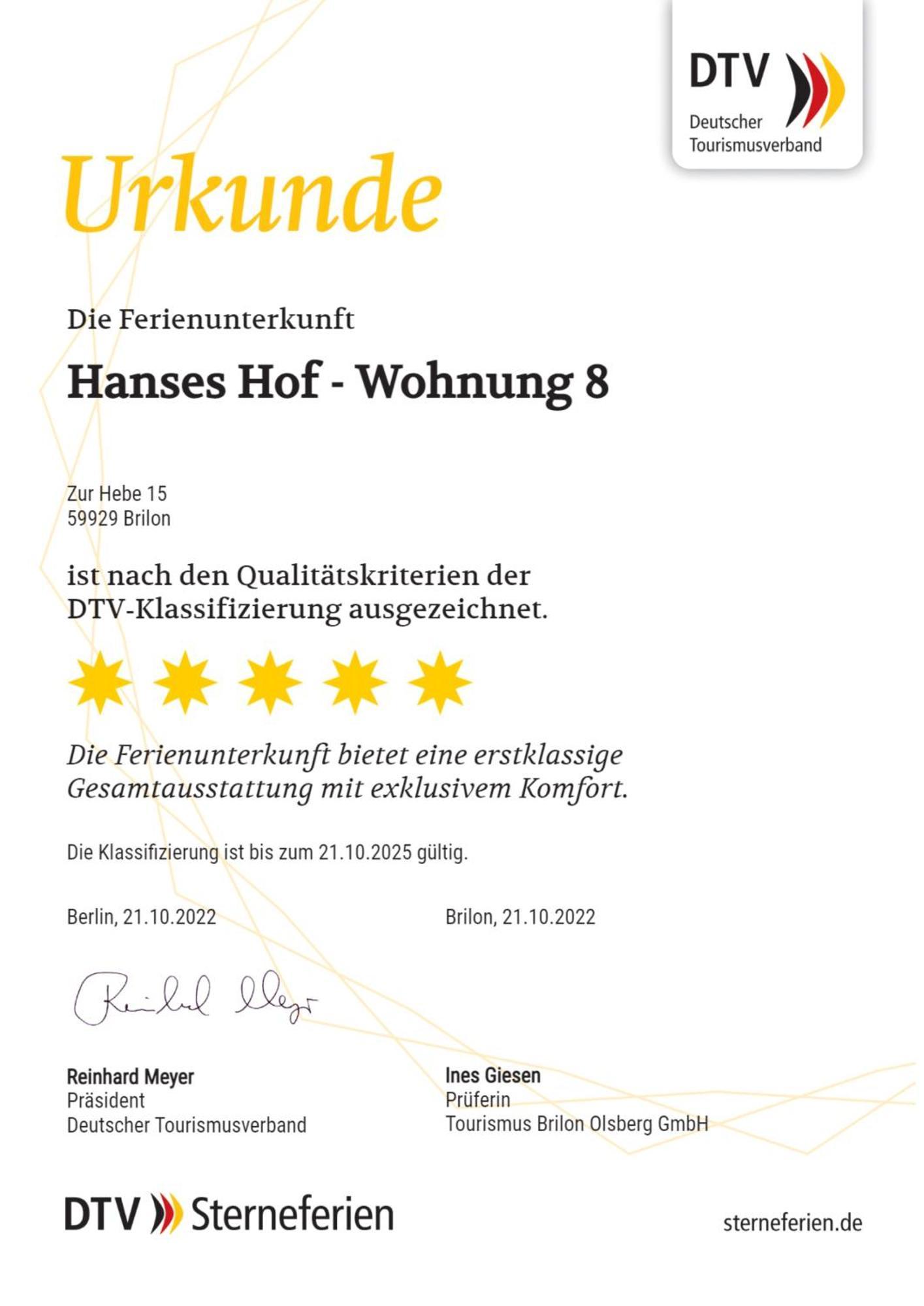 Hanses Hof Брилон Стая снимка